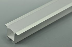 LED Aluminium Extrusion 18.6mm Recessed LED Aluminum Channel 1 meter(39.4inch) With Wings