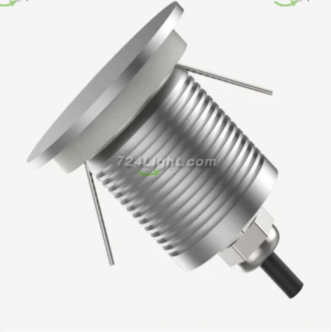 8PCS Pack 1W 12-24V DC IP67 Outdoor Moonlight LED Deck Light LED Corner Light for Corridor Steps
