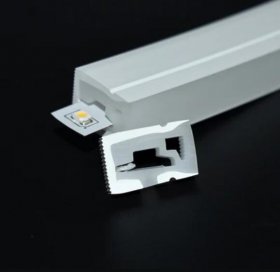 1M/5M/10M/20M Pack of T1220 One Face Edge Lighting LED Neon Light Housing Kit with End Caps and Mounting Clips, Flexible Neon Channel Fit for 12mm Wide LED Strip Lights
