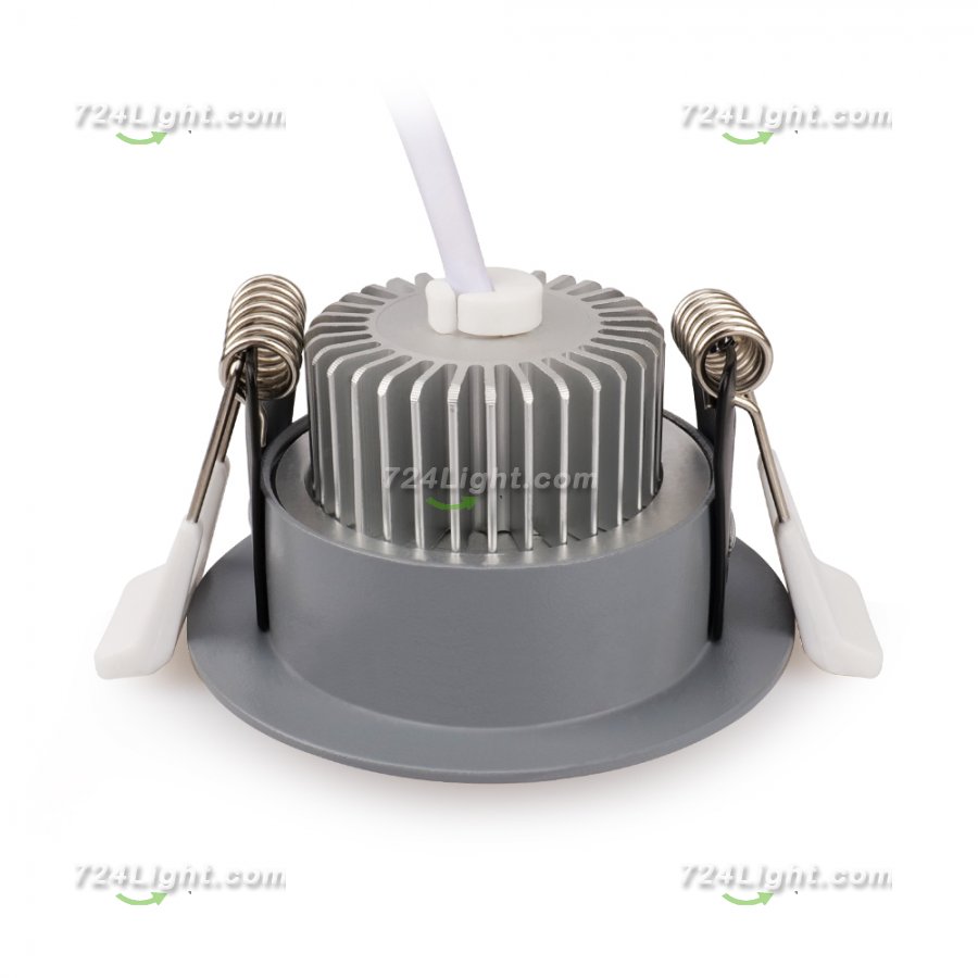 5W LED RECESSED LIGHTING DIMMABLE GREY DOWNLIGHT, CRI80, LED CEILING LIGHT WITH LED DRIVER