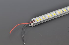 Double Color Temperature Double Row LED Strip Bar Pure White Warm White 39.3inch 5630 1M Rigid LED Strip 12V 144LEDs/M Non-waterproof