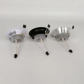 Directional 3W (Three 1 watt) LED Downlight with 2.55in-2.95in Cutout and 3.3in Trim