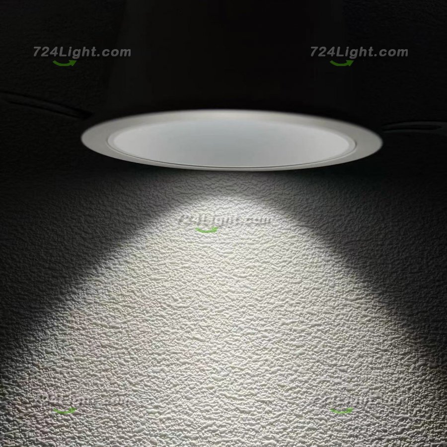12W Downlight LED High Display Deep Anti-glare Embedded Spotlight Living Room Bedroom Intelligent Doft Light Lighting Downlight
