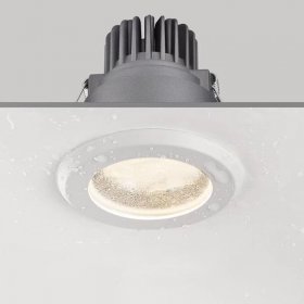 12W Waterproof Spotlight Cree LED High Color Rendering COB Embedded Anti-fog Dust-proof Bathroom Kitchen Downlight