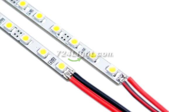 5 Pack 19.7 inch Super Slim 4mm SMD3528 Rigid LED Strip lighting 60LEDs
