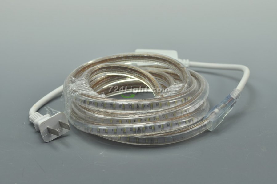 Superbright SMD3014 Slim AC 110V Strip 220V Strip 240V Strip Light 12MM 60LED 1M 3014 Single Color High Voltage Rope Light(1-100meters)