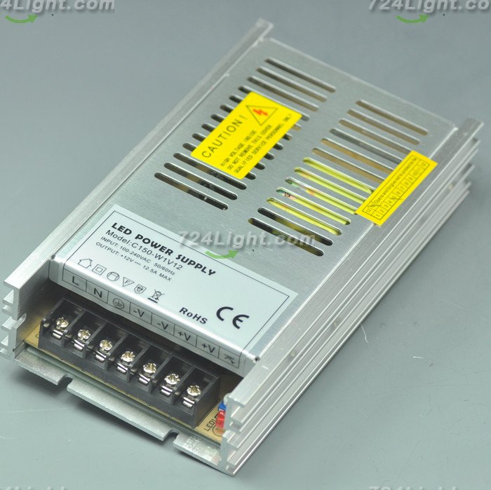 150 Watt LED Power Supply 24V 6.25A LED Power Supplies For LED Strips LED Light