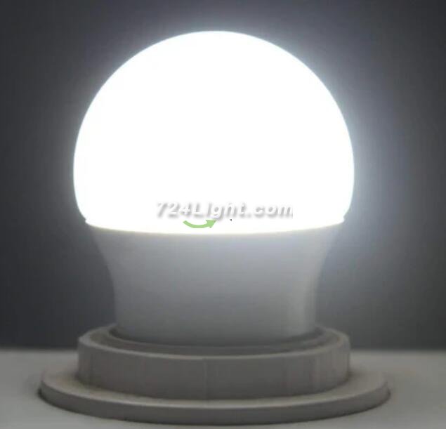 6 Pack 3Watt 250LM G4 LED Bulb Light (25W Equivalent) E27 Screw Base 100-240V AC Non-dimmable 50mm White Light LED Globe