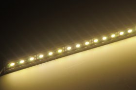 Black Superbright Non-Waterproof LED Strip Bar 39.3inch 5050 5630 1M Rigid LED Strip 12V With DC connector