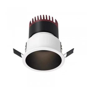 12W Narrow Edge Deep Anti-glare COB Spotlight Embedded LED Intelligent Dimming Color Ceiling Spotlight