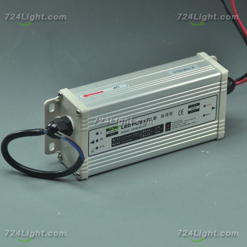 100 Watt LED Power Supply 24V 4.2A LED Power Supplies Rain-proof For LED Strips LED Lighting