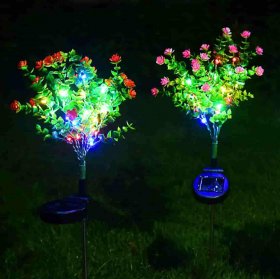 Solar Garden Lights, IP65 Waterproof Outdoor Garden Decorative, 2 Modes