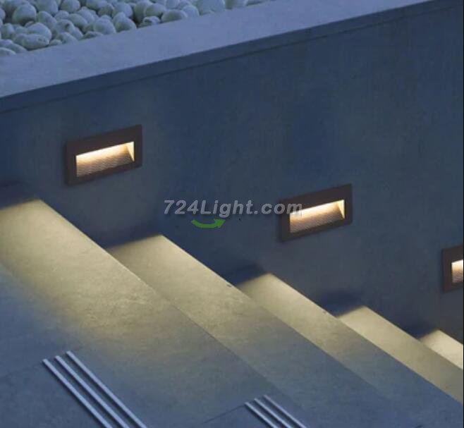 2PCS Pack 3W AC100-240V IP65 Waterproof LED Wall Light LED Stair Lights