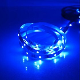 DC 12V Red/Blue/Green/Yellow Dimmable SMD5050-150 Flexible LED Strips 30 LEDs Per Meter 10mm Width 450lm Per Meter