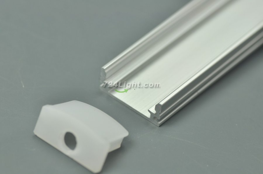 Slim 8mm Thin LED Aluminium Extrusion Recessed U LED Aluminum Channel 1 meter(39.4inch) LED Profile