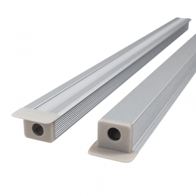 1009 aluminum groove 10mm wide 9mm high with edge embedded line light hard light bar aluminum groove shell kit