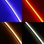 1M/5M/10M/20M Pack of T1010 LED Neon Light Housing Kit with End Caps and Mounting Clips, Flexible Neon Channel Fit for 6mm Wide LED Strip Lights