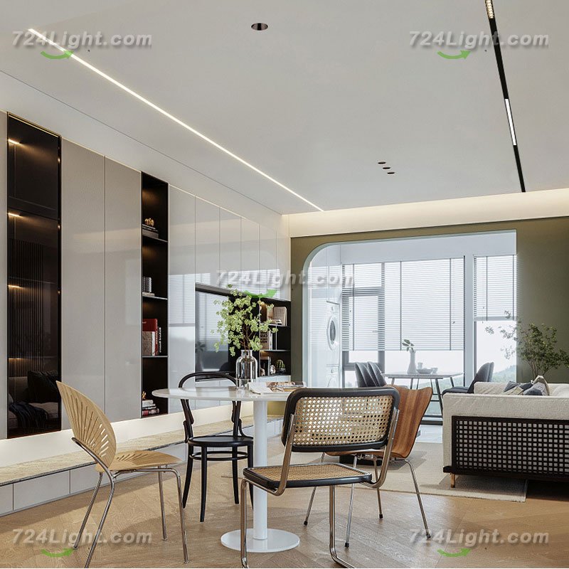 12W HOTEL LIVING ROOM SPOTLIGHT COB ANTI-GLARE HIGH DISPLAY INDEX LED CEILING DOWNLIGHT FRAMELESS EMBEDDED SPOTLIGHT