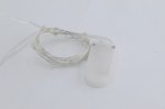 2M 20LED Button Cell Powered Silver Copper Wire Mini Fairy String Lights