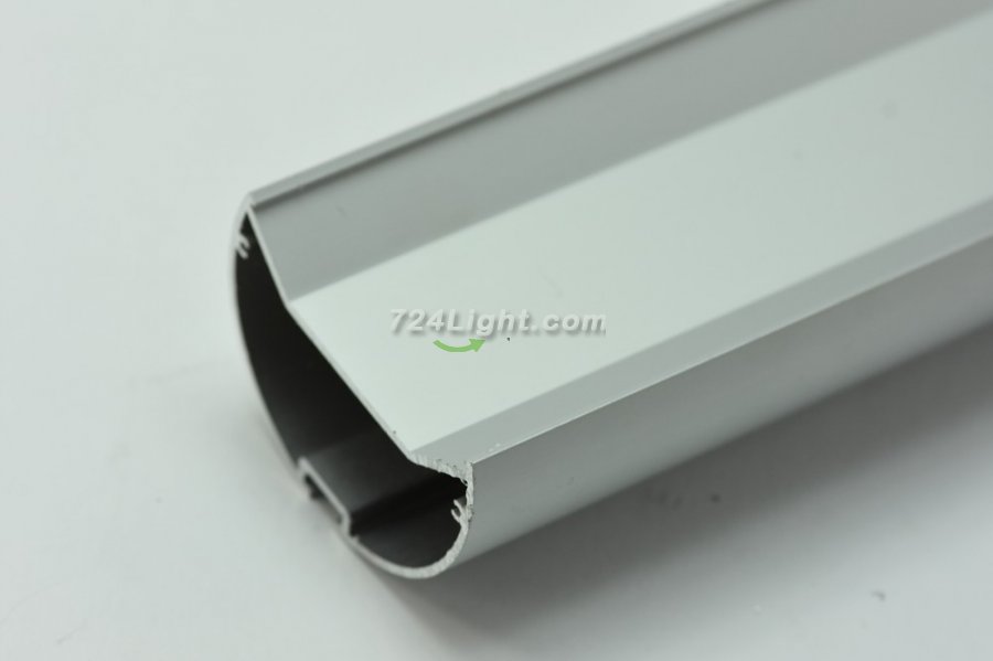 2.5 meter 98.4" 2.5inch Newest Suspended Tube Light LED Profile Diameter 63mm 1meter Tube lighting Profile