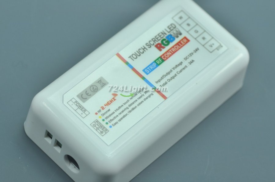 2.4G RGBW Wireless Controller With Dimmable Touch Panel for RGBW LED Bulb and LED Strip Light