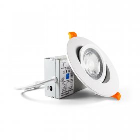 9W Downlight 360 Degree Rotating Embedded Universal Adjustment LED Spotlight COB Home Living Room Downlight