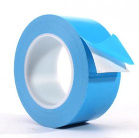 50M Roll 0.2mm Thick 2500g Viscous Force Heat Resisiting Blue Coating Double Sided Tape Adhesive Stronger Stick for LED Strip Lights