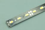 Black 39.3inch 5630 Rigid LED Strips 72LED 1M 12V DC Aluminium Rigid Strip Light For Cabinet/Wardrobe/Celling