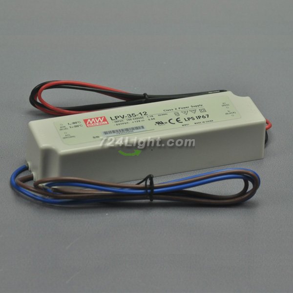 12V 35W MEAN WELL LPV-35-12 LED Power Supply 12V 3A LPV-35 LP Series UL Certification Enclosed Switching Power Supply