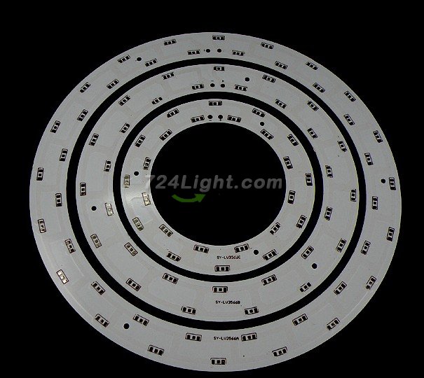 20W 15W 12W SMD 5630 5730 Circular Ceiling Light Aluminum Plate Combination Diameter 250mm 190mm 130mm