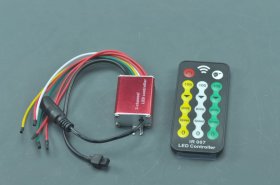 Mini DC12V IR007 144W IP65 Waterproof 3 Channel Red LED Repeater LED Controller for RGB LED Strip Light