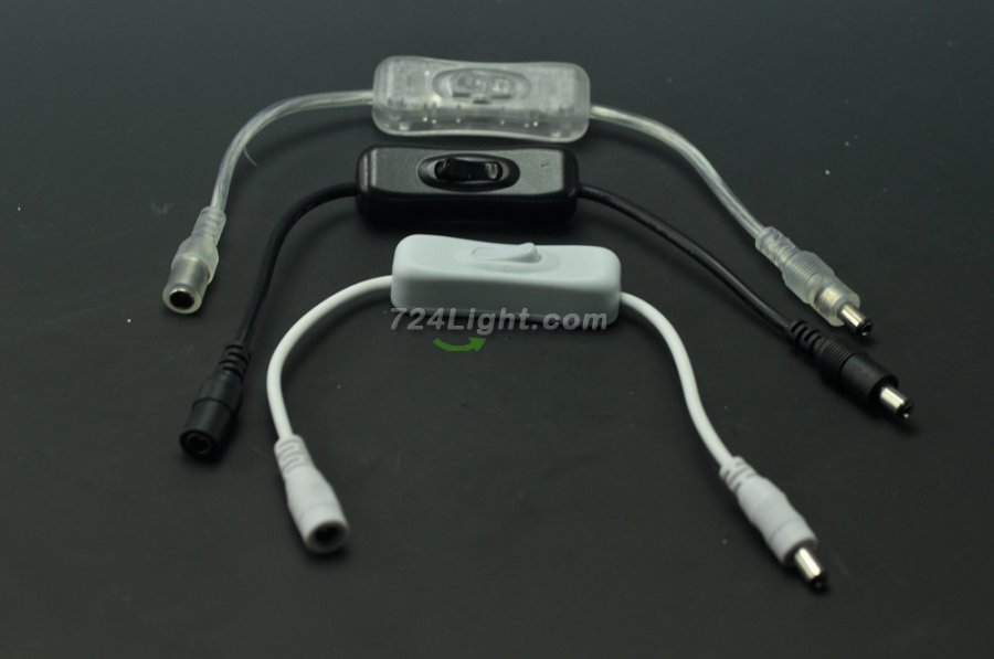 Led Light DC Switch On-Off Button For single color 5050 3528 Power Supply Controller 12V 24V 5A