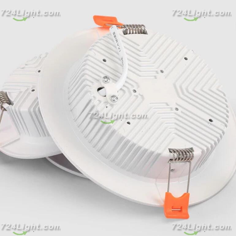 4PCS Pack Low Profie LED Downlight 3W/5W/7W/12W/15W/18W/24W CRI80 Anti-Fog Fixed Head Recessed Ceiling Light