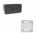 2PCS Pack 7W/10W AC110-AC220V Dual-Head Square LED Downlight Anti-glare LED Spotlight for Living Room Home Ceiling Aisle Lighting