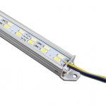 5 / 10 Pack SMD5630 Double Row Rigid LED Strip lighting 120LEDs per Meter with U Aluminum Shell