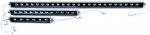 12'' Long RGBW SMD5050 18W 24V LED Wall Washer Light, Tempering Glass Cover IP67 Waterproof Grade,Energy Saving Linear LED Strip Light for Bridge, Hotel, Mega Bar Christmas Advertising Boards, Billboard,Building Commercial Lighting