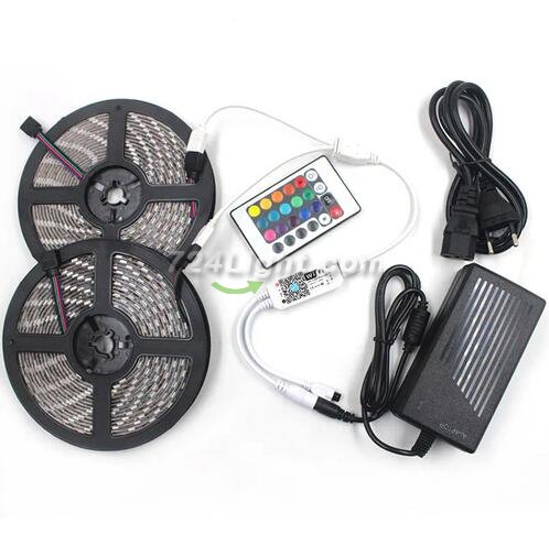 32.8FT/10Mtr RGB LED Strip Lights Kit, SMD5050 30LEDs/Mtr, WiFI Wireless, Smart APP controlled