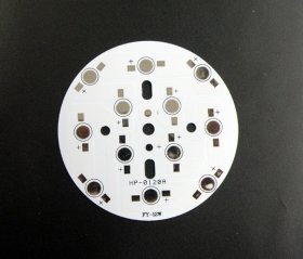 12W LED High Power Aluminum Plate 12 Series Connections Diameter 78mm