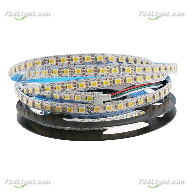 SK6812 BUILT-IN IC MONOCHROME WHITE/ WARM WHITE 5V 5050 LED 5m/16.4ft MARQUEE WITH 60LEDs/M SINGLE POINT SINGLE CONTROL