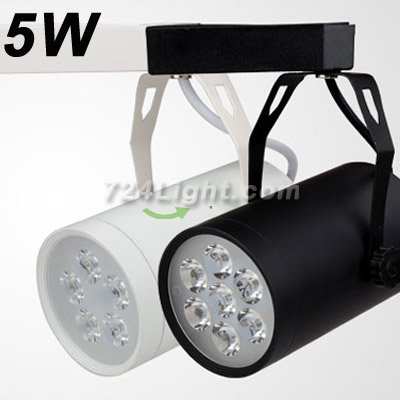 5W LD-DL-GLB-01-5W Black Shell LED Track Light LED 5*1W Pure White LED Track Lamp Diameter 70mm LED Spotlight