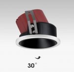 7W Spotlight LED Embedded High Color Rendering Deep Anti-glare Narrow Frame Wall Washer Ceiling Light Downlight