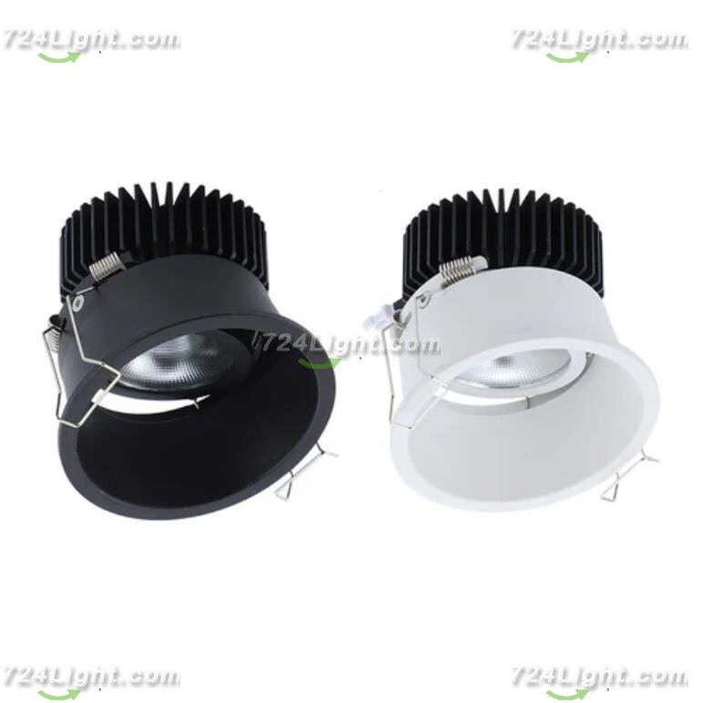3Watt 55mm (2.17\'\') Cutout COB LED Ceiling Light, Anti-Glare Tilt LED Spotlight Twist LED Recessed Downlight, Spotlight Kit