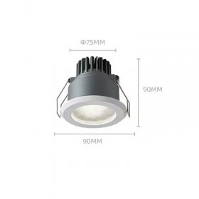 12W Waterproof Spotlight Cree LED High Color Rendering COB Embedded Anti-fog Dust-proof Bathroom Kitchen Downlight