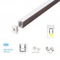 10*13 MM Mini Square Trimless Surface Mounting Aluminum Profile Kit