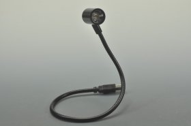 Black Flexible USB LED Reading Light Lamp for Computer Laptop Notebook PC Metal Snake