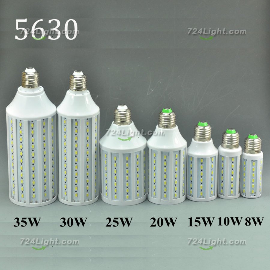 5630 8W Corn Light Bulb Lamp 10W 15W 20W 25W 30W 35W E27 High power Light Corn Lamp Bulb