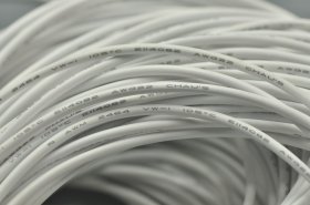 Wholesale White Jacketed LED Extension Cable Wire Cord 2Pin Line Free Cutting 1M - 100M (3.28foot - 328foot) 22AWG for led strips single color 3528 5050 Strip Lighting