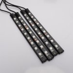 Car decorative light, 5050 9led car LED one for four indoor foot lights