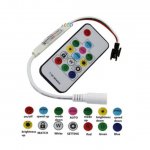5V DC Wiress RF Remote Controller for Dream Color Magic Color Addressable RGBW LED Flexible Strip Lights Max 2048 Pixels Controllable