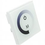 12V-24V DC TM06 Wall Panel Touchable Color Ring LED Dimmer Controller for Single Color LED Strips